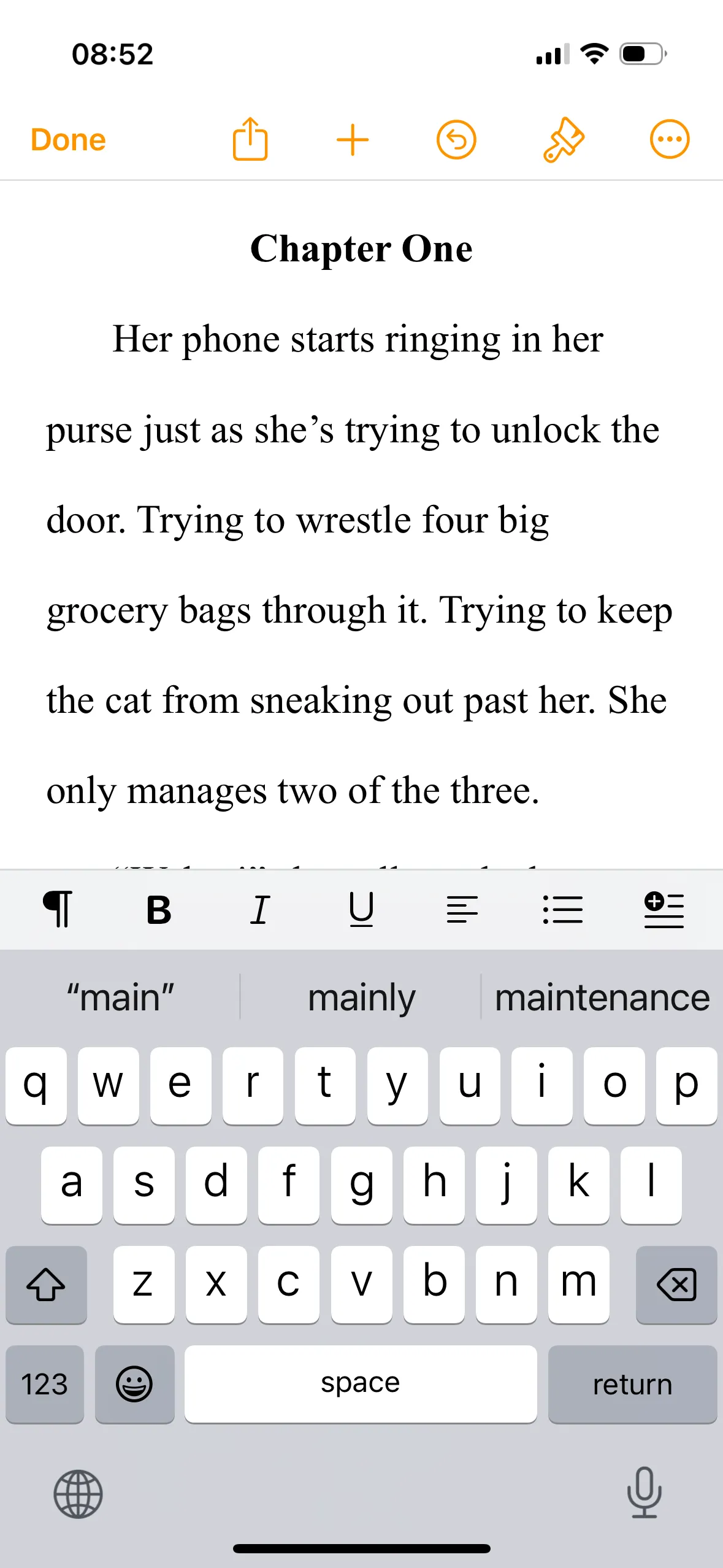 Writing Writing Writing Writing Has 100 Different Meanings By