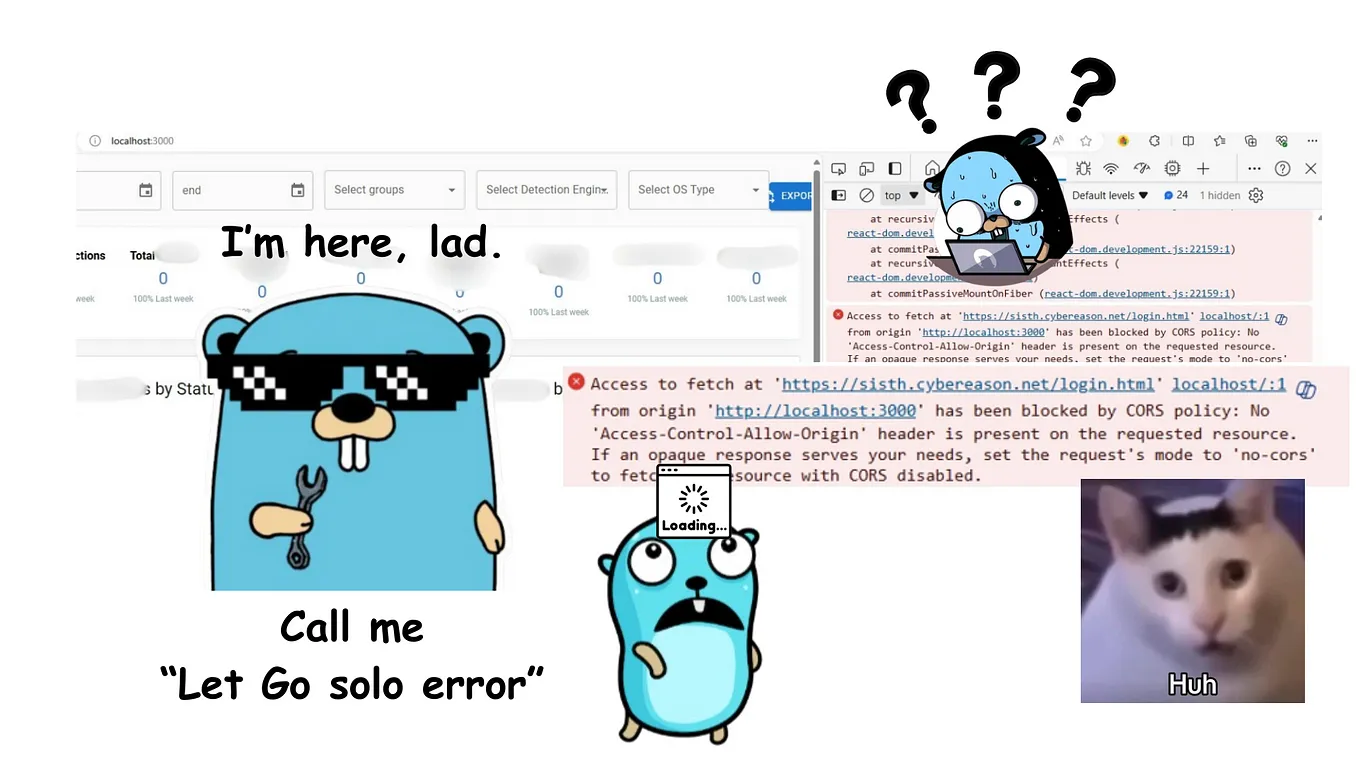 CORS Errors: How to Use a Golang Backend-Server as a Proxy to Fix CORS Errors in Frontend…