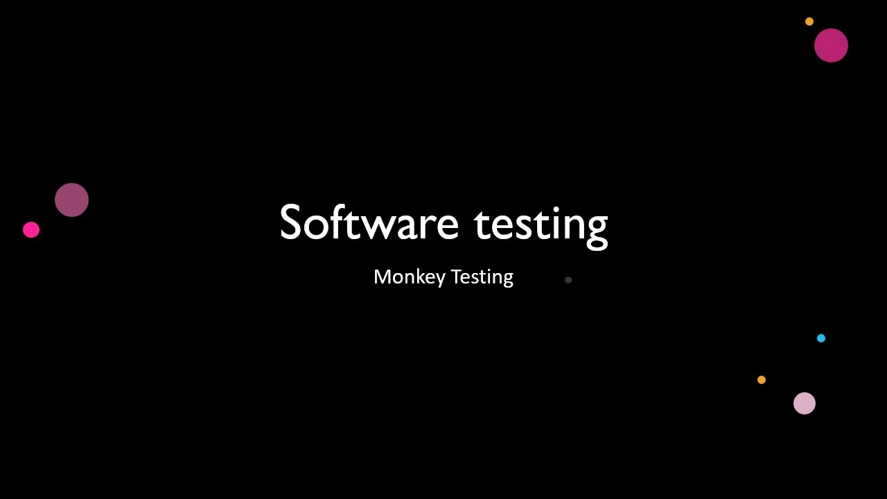 What is Monkey testing?