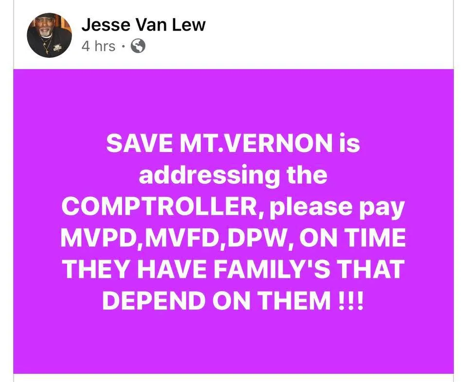 What is going on with Mount Vernon’s Money?
