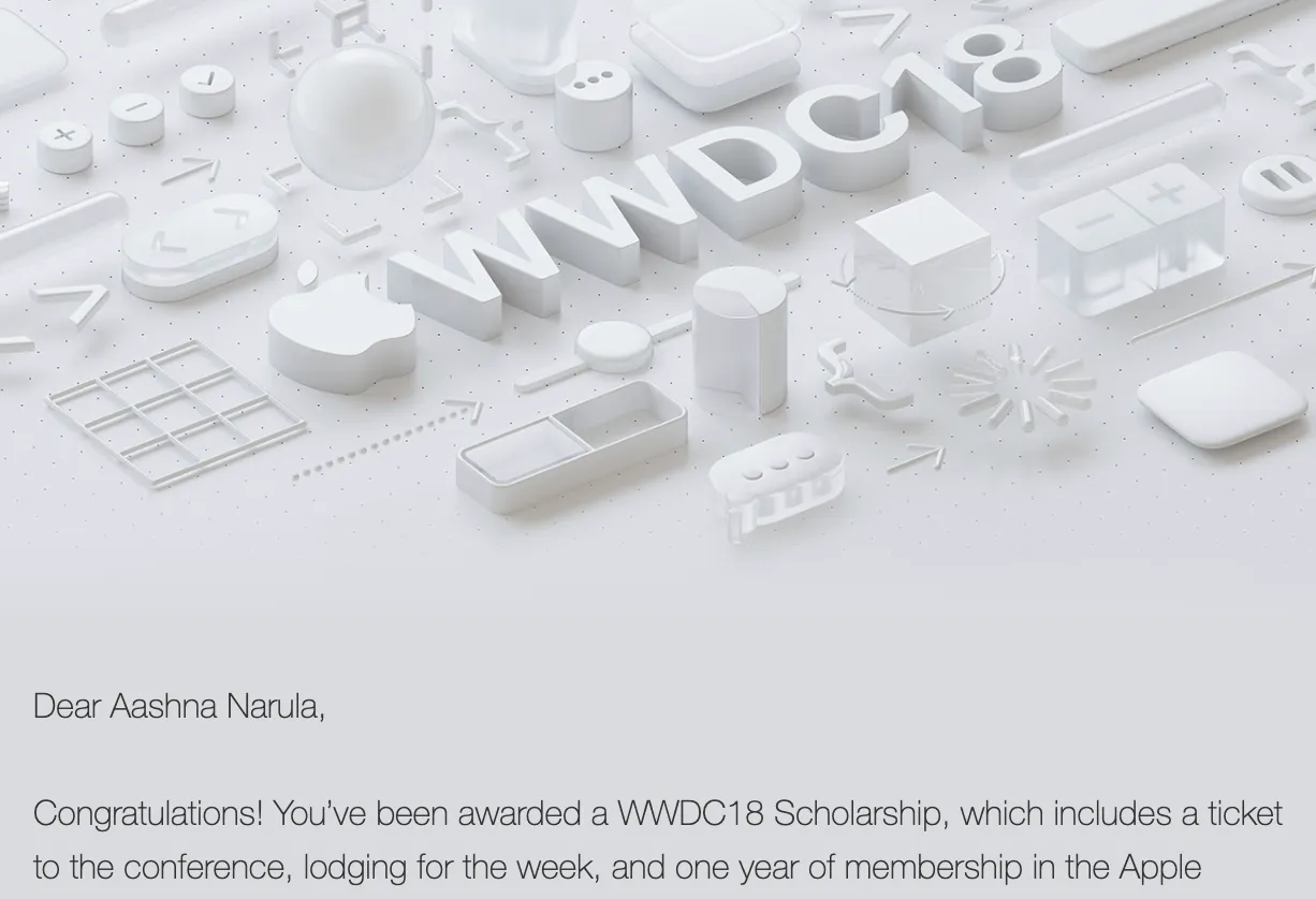 An experience of a lifetime…WWDC18 Scholarship