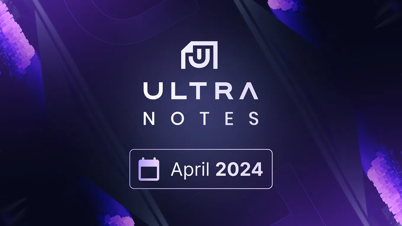 Community Update #9. Nouveau site Web, Tests de performance… | by Ultra  Team | Ultra | Medium