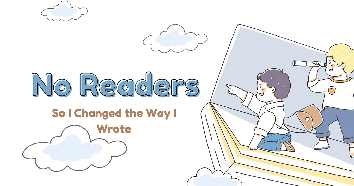 Writer improving content after getting few readers.