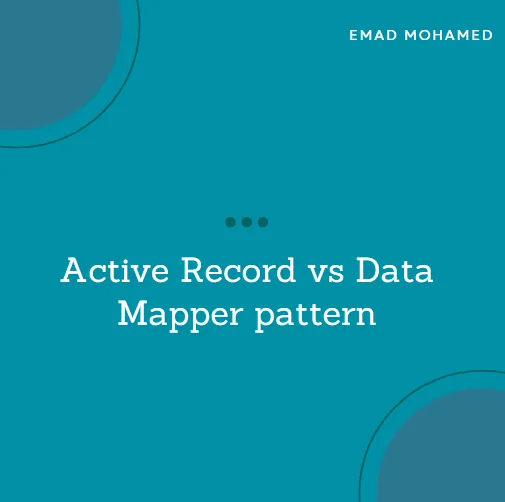 Active Record vs Data Mapper pattern on php