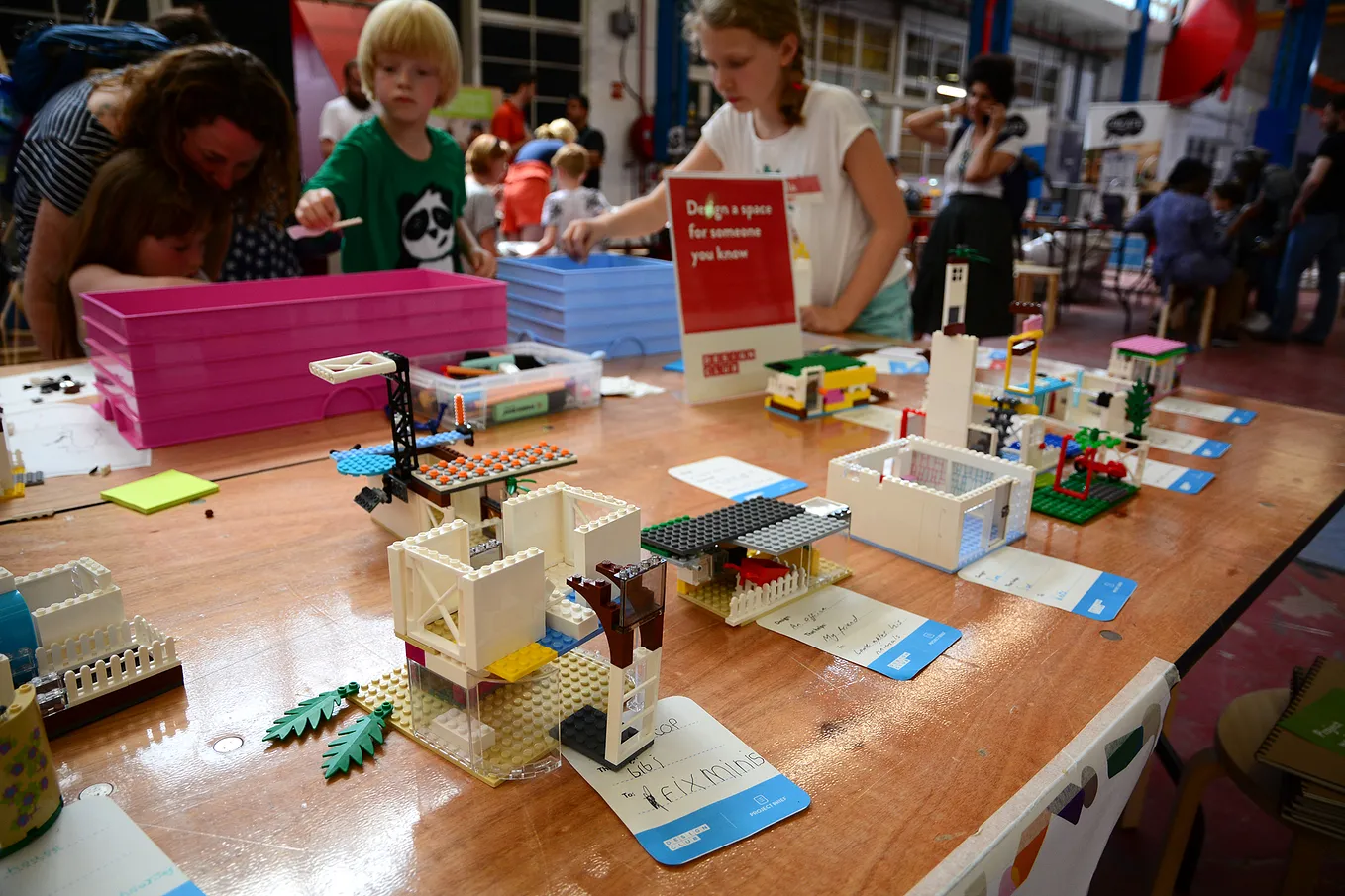 Using Lego and Design Thinking to help children build user-centred spaces