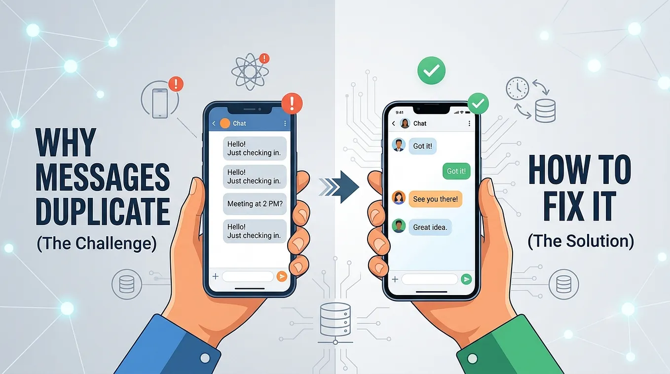 Why Your Offline-First Chat App Duplicates Messages (And How to Actually Fix It)
