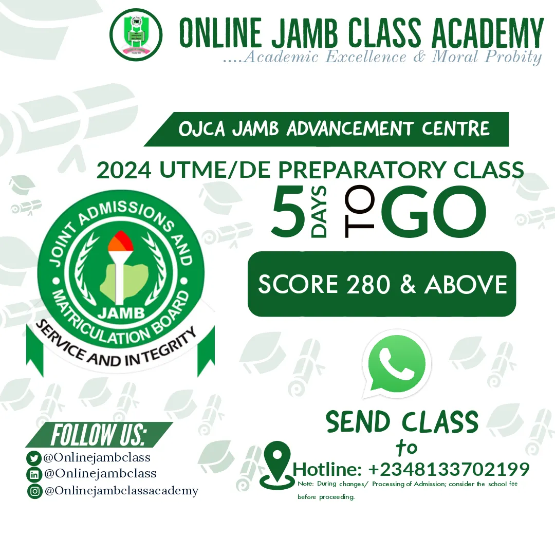 We are building the 'Largest community of Nigerian students basically in benefits of 2024 UTME…