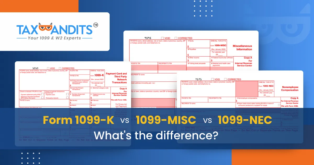 Form 1099-K vs 1099-MISC vs 1099-NEC: What's the difference?