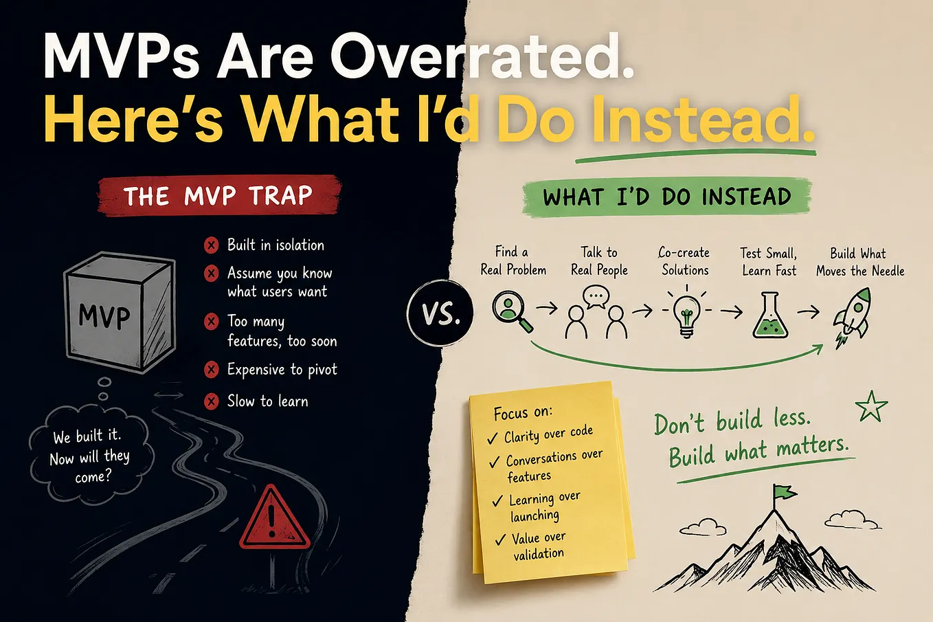MVPs Are Overrated. Here’s What I’d Do Instead.