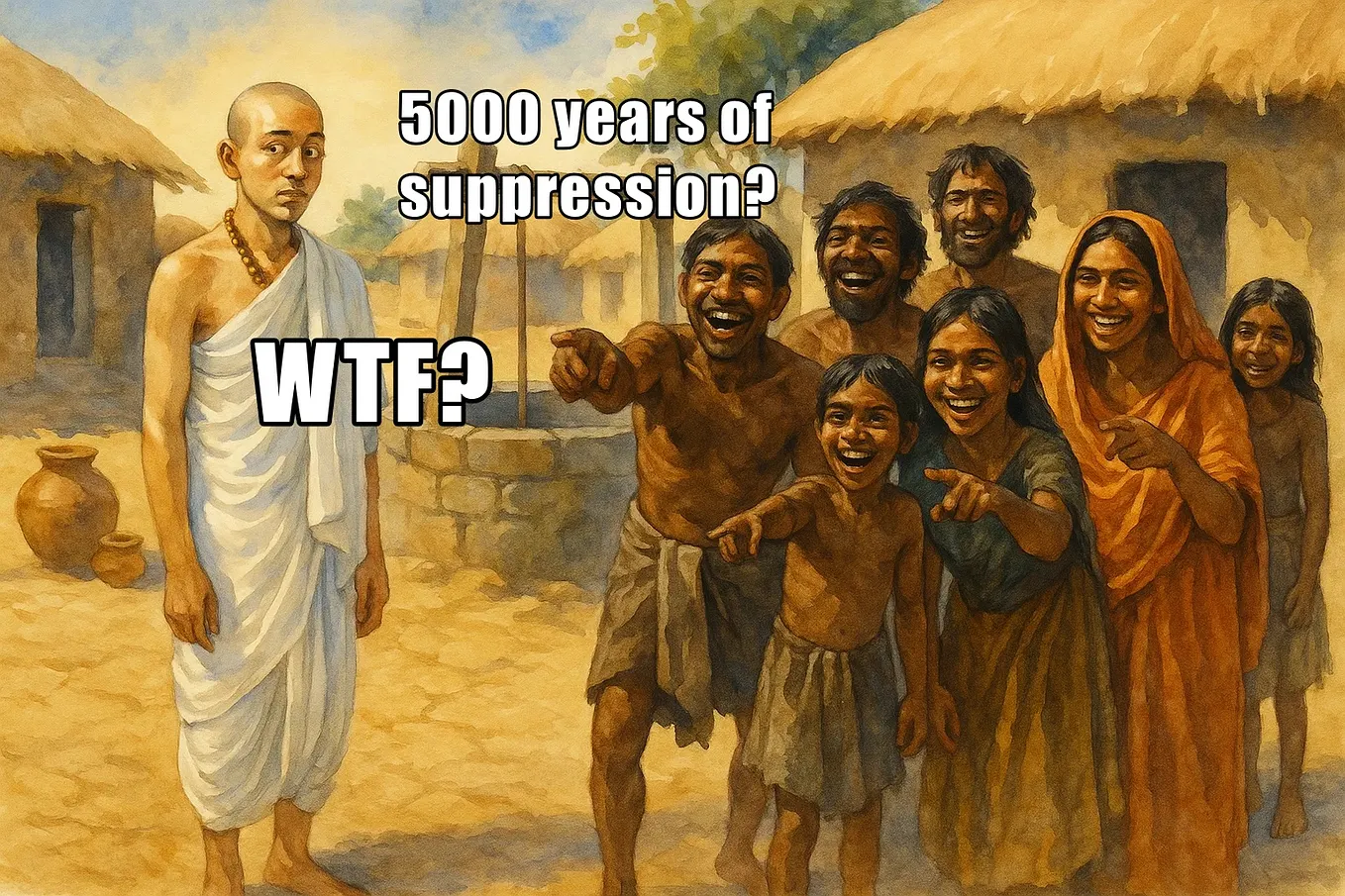 About the 5000 years of suppression of the so-called lower castes in India