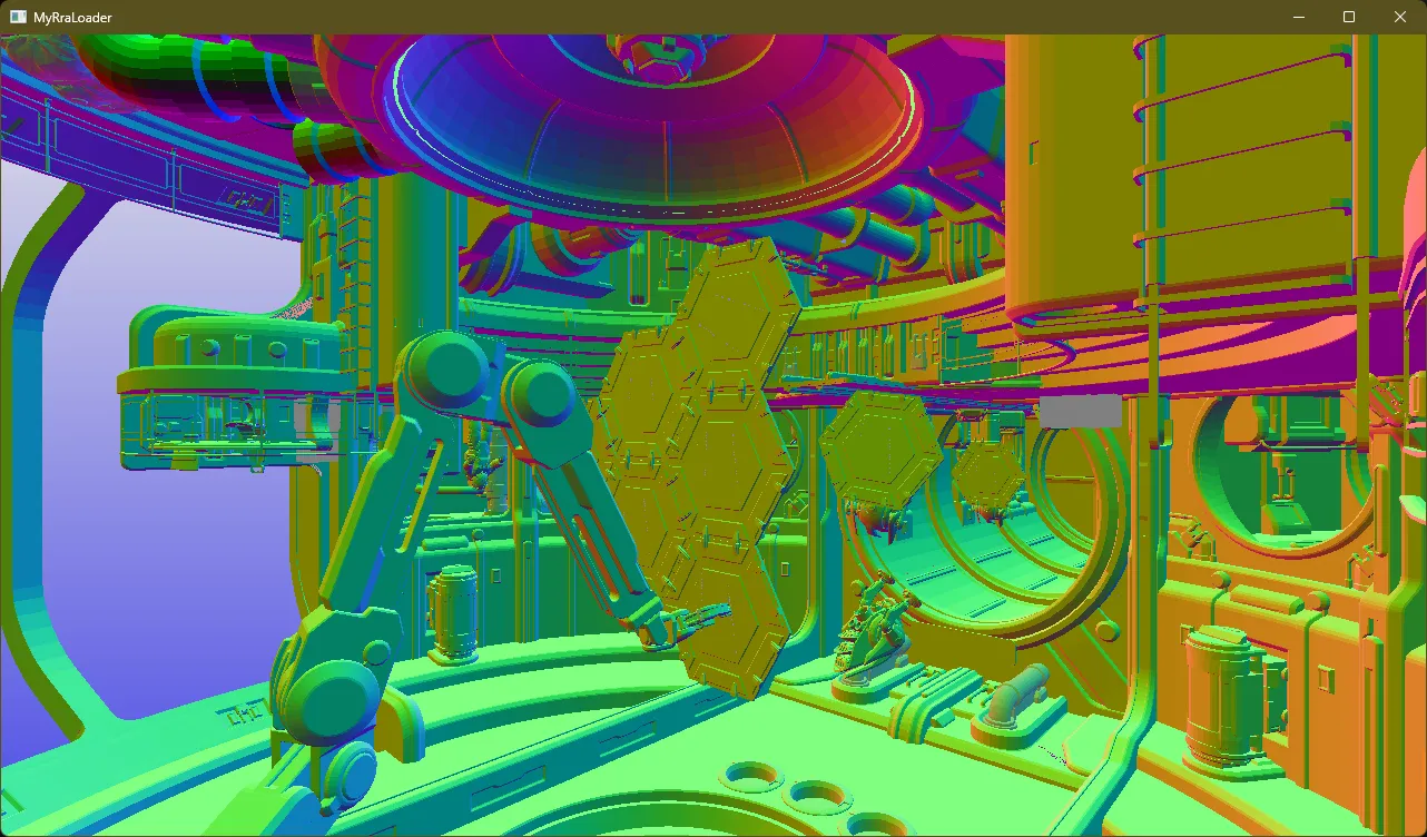 Drawing a Radeon Raytracing Analyzer file using DXR 1.0: practicing the basics