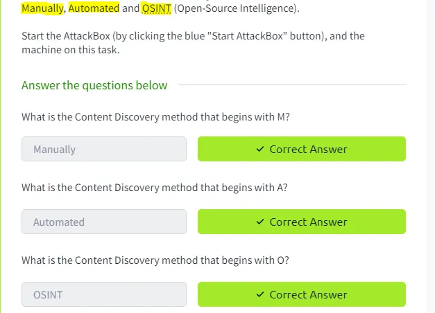 Content Discovery Tryhackme walkthrough