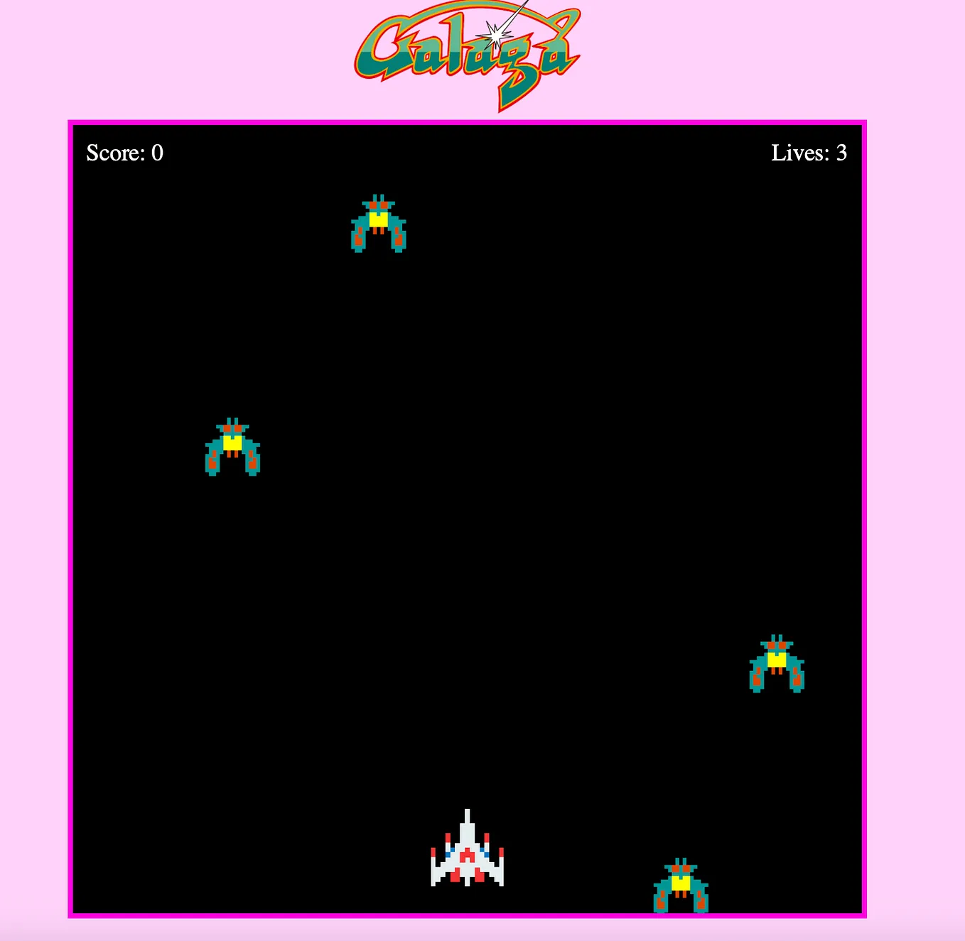 Galaga with Javascript