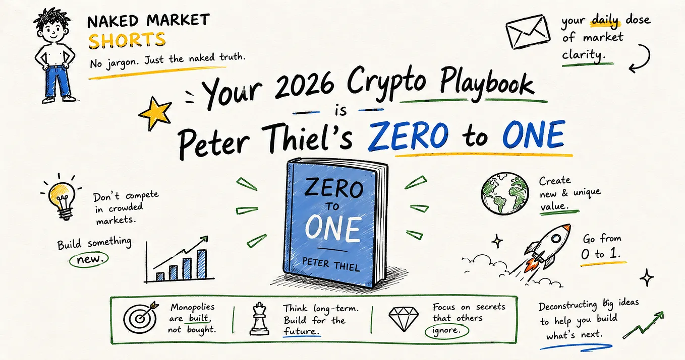 Your 2026 Crypto Playbook is Peter Thiel’s Zero to One