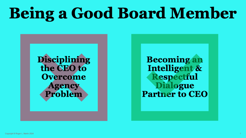 How to be a Good Board Member?