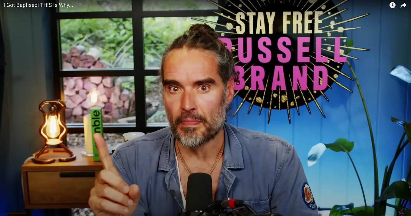 Why Russell Brand’s Baptism is No Good Thing for Serious Faith