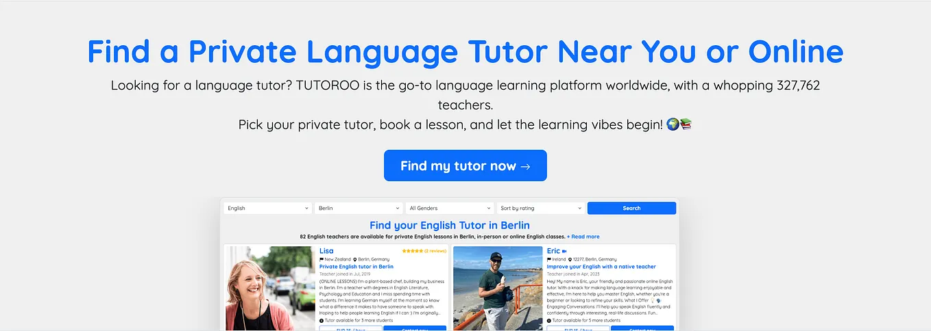 Your Gateway to Effortless Language Learning with TUTOROO