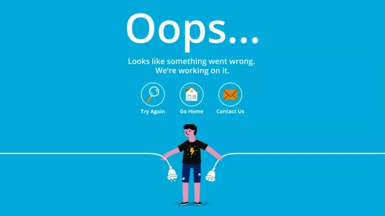 A 404 Page — Ecommerce Best Practices