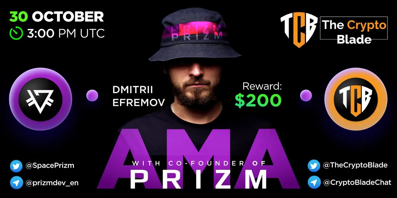 AMA Recap: The Crypto Blade x PRIZM