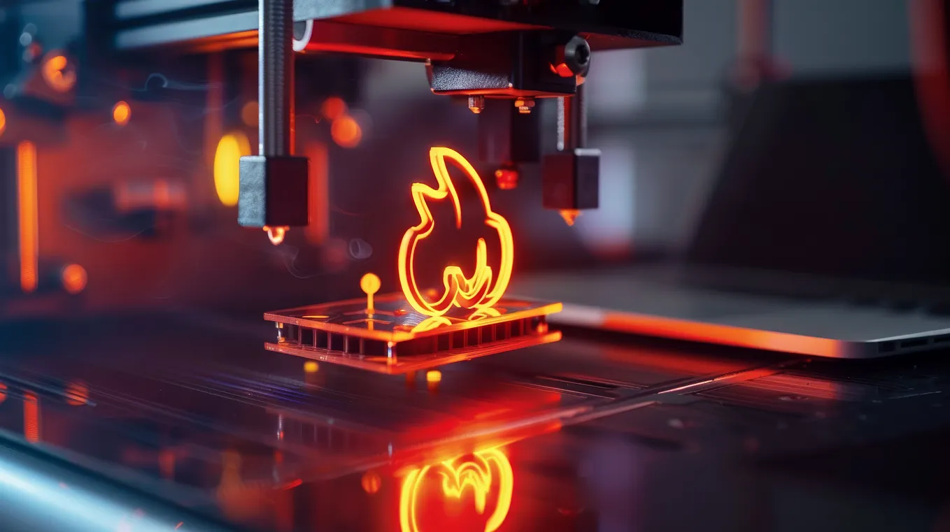 Creating a Kawaii Fire Logo: From Digital Art to 3D Printed Awesomeness using Midjourney