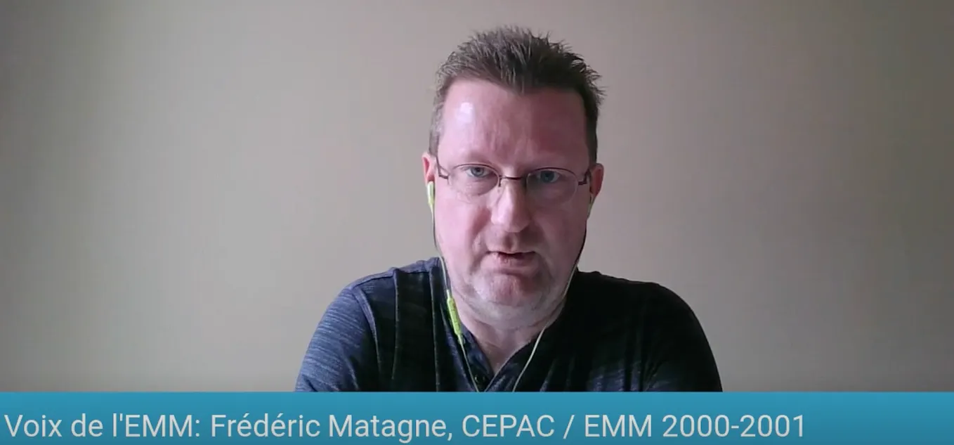 S1E02 — Frédéric Matagne sur la voie de l’EMM