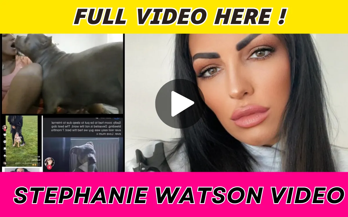 Full Video: Stephanie Watson Dog Video On Twitter