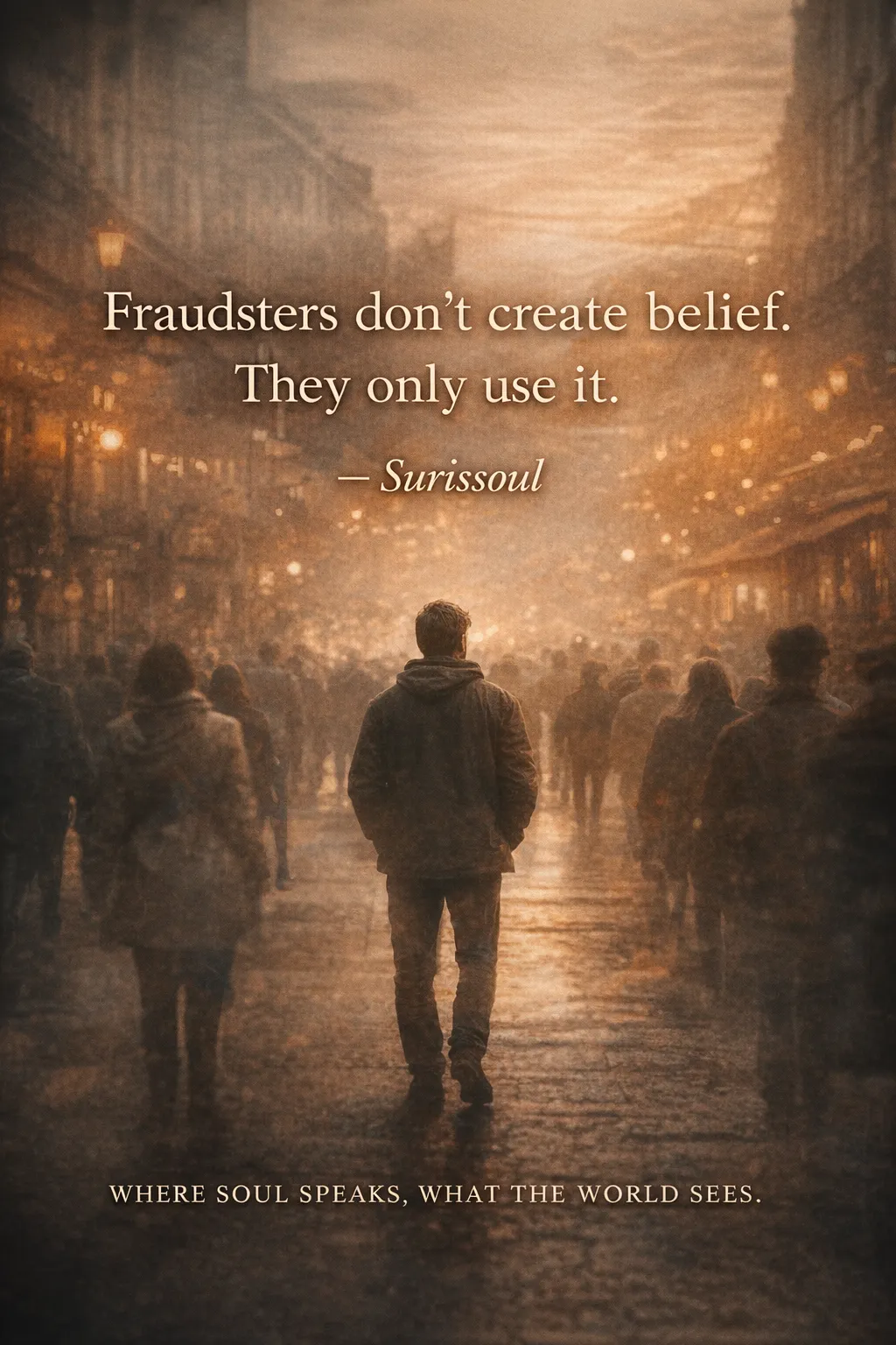 “When educated minds stop questioning, superstition becomes the easiest business.”