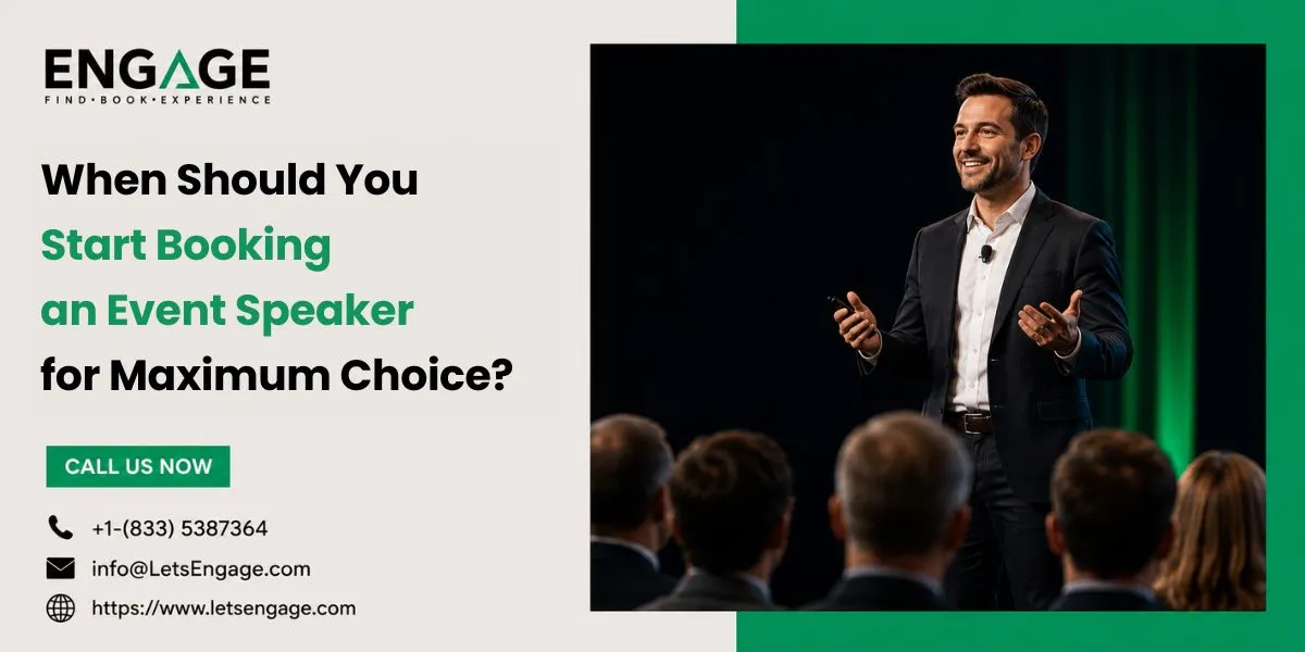 When Should You Start Booking an Event Speaker for Maximum Choice?
