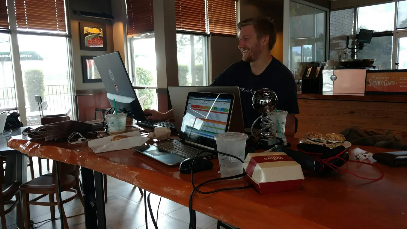 Why Justin Lewis Works at Starbucks Instead of an Office
