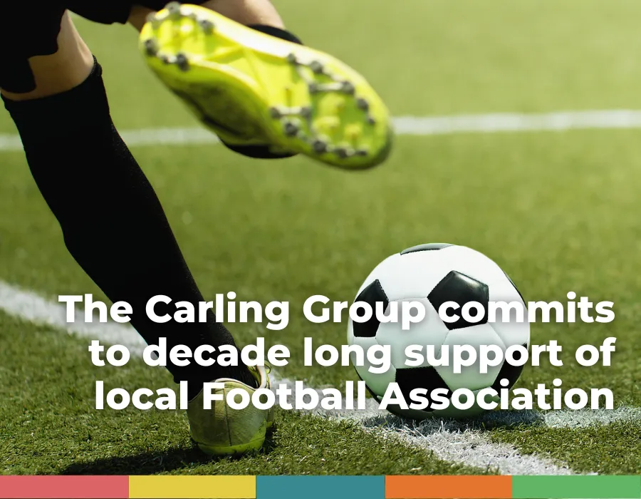 The Carling Group commits to decade long support of local Amateur Football Association