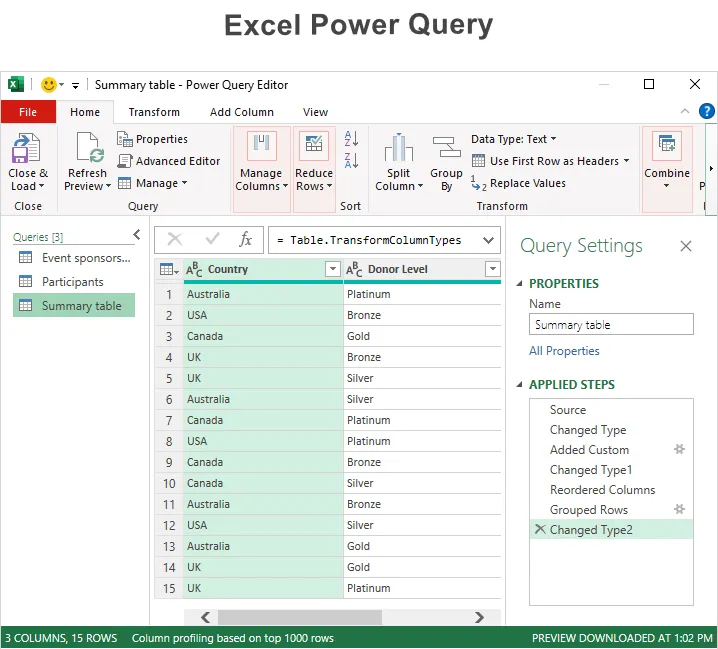 Effortlessly Convert Rows to Columns in Power Query for Excel and Power ...