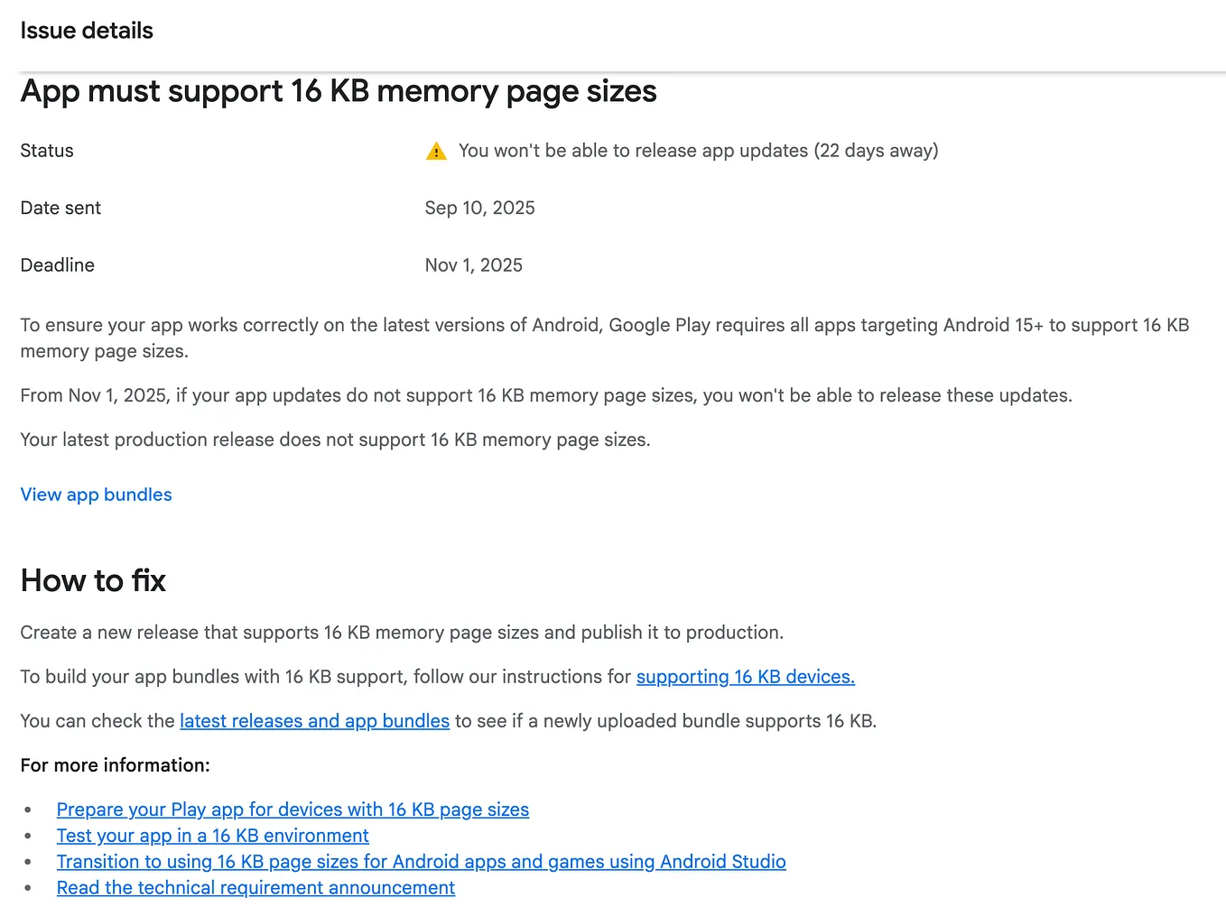 Fixing the 16 KB Page Size Issue in React Native Apps (Android 15+ Compatibility)