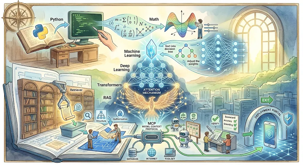 The Complete AI Engineering Roadmap (2026): From Python to AI Agents