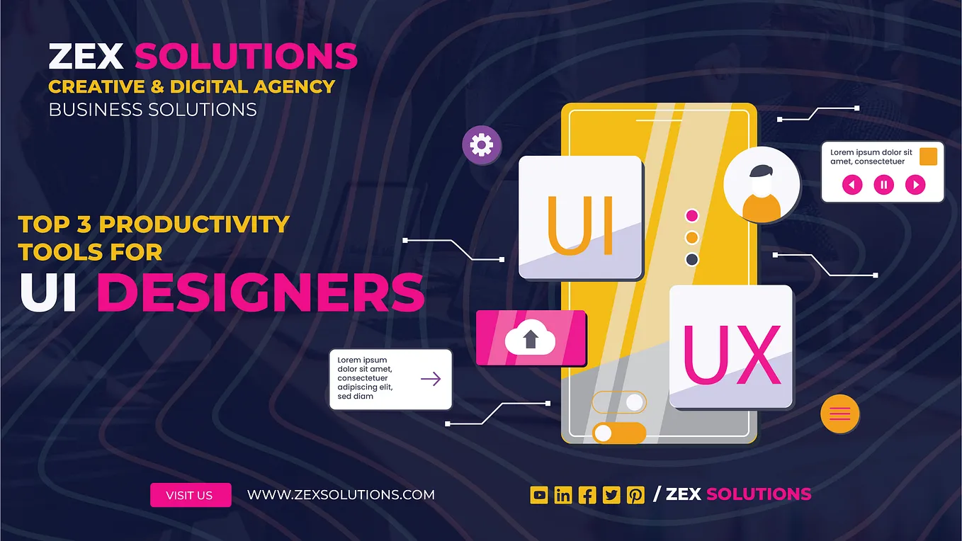 Top 3 Productivity Tools for UI Designer