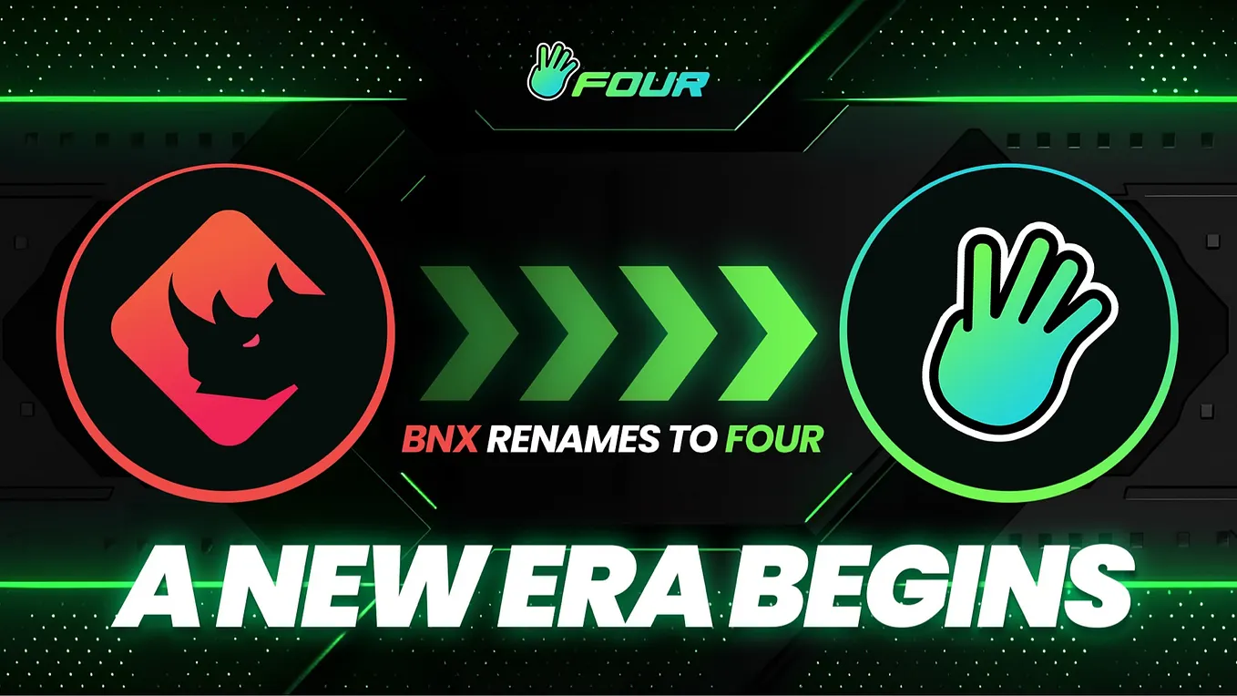 BinaryX to Undergo a Major Rebranding: Introducing “Four” | by Four | Medium