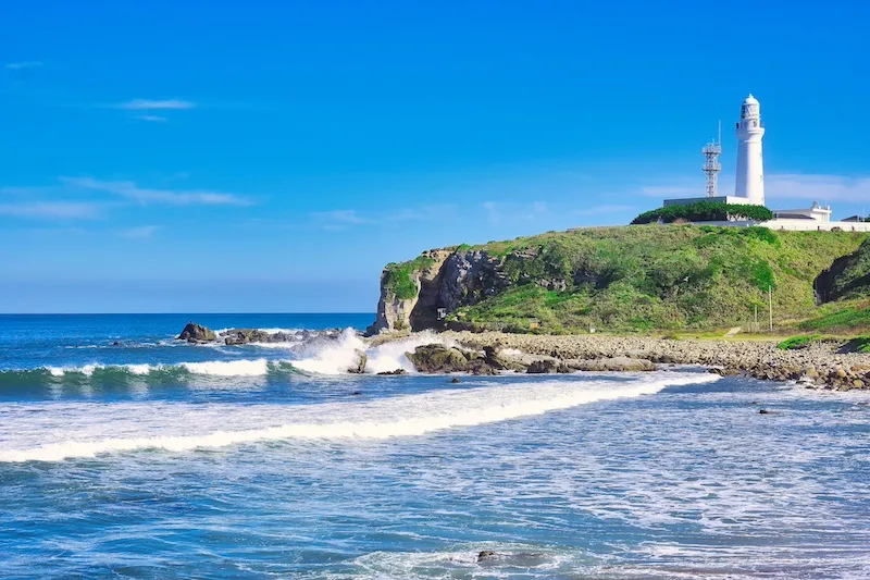 Inubosaki Lighthouse (sometimes rendered Inubozaki Lighthouse) is one of most iconic attractions in Chōshi. The historic lighthouse is perched high up on a cliff, overlooking the sea below. From the top, visitors can enjoy amazing views of the coast. It can be easily accessed via Inubo Station and, along with soy sauce, is what Chōshi is most famous for.