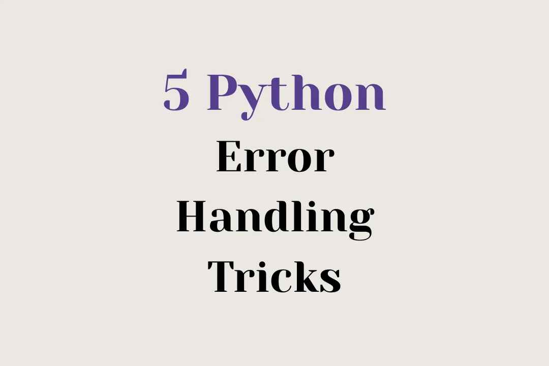 Handling Multiple Exceptions in Python | Python in Plain English