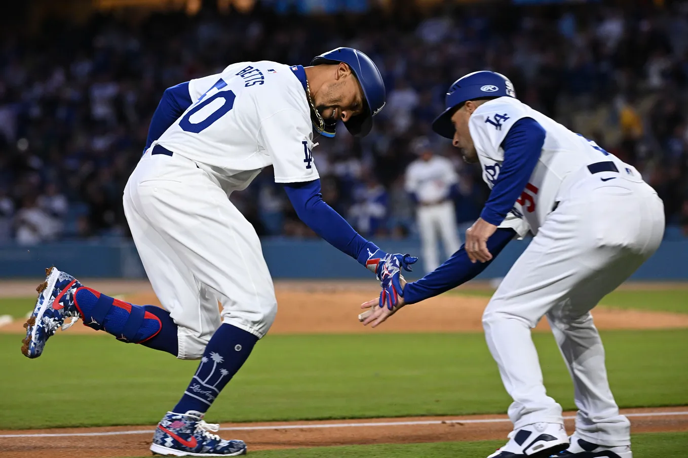 Mookie Betts — the Dodgers’ leadoff home run king