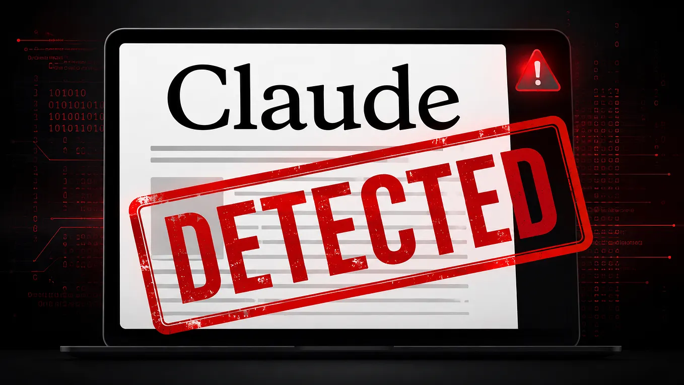 Your Claude-Assisted Articles Easily Flagged as AI