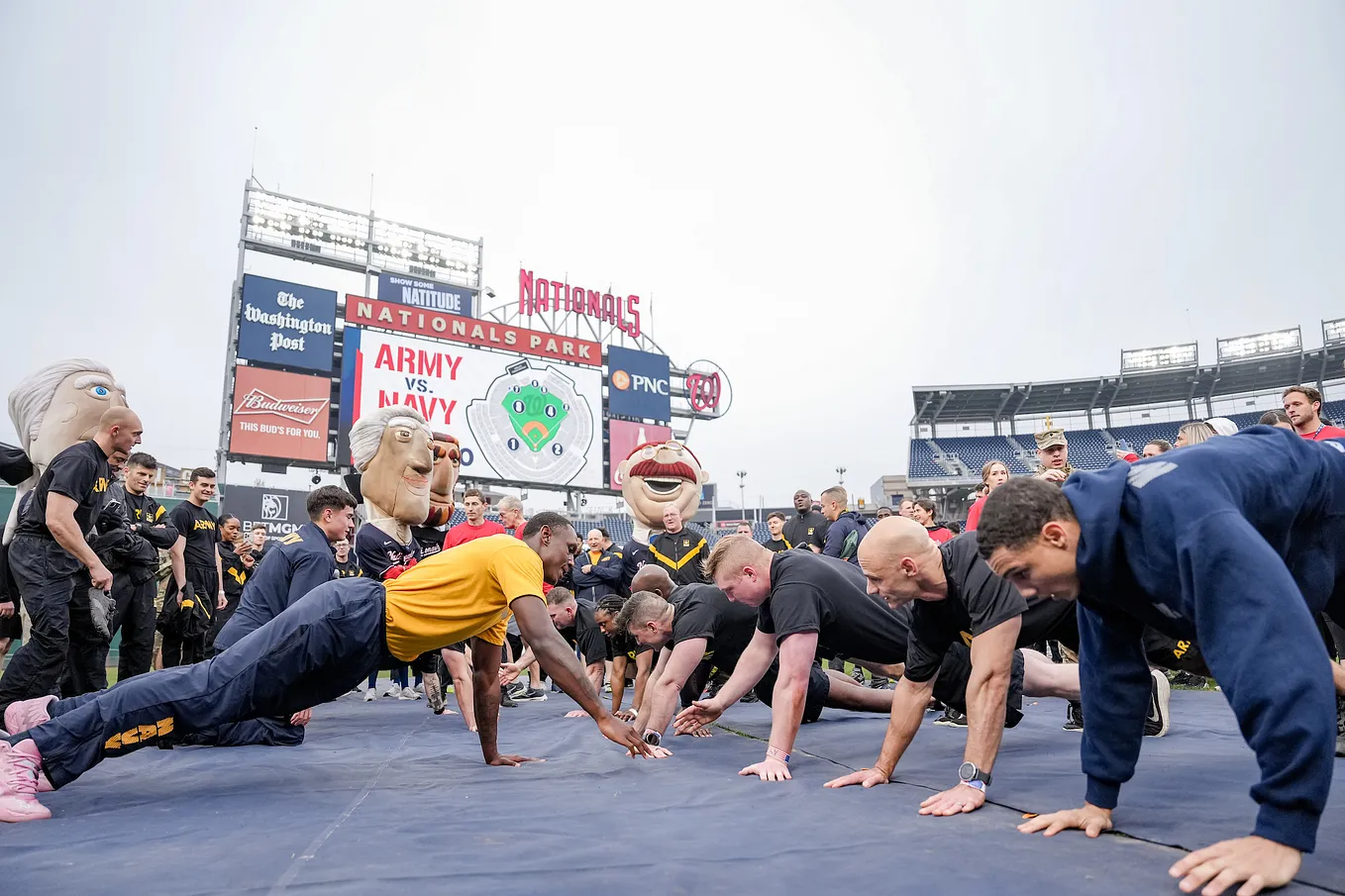 Washington Nationals host special Army-Navy Base HIIT competition at Nationals Park