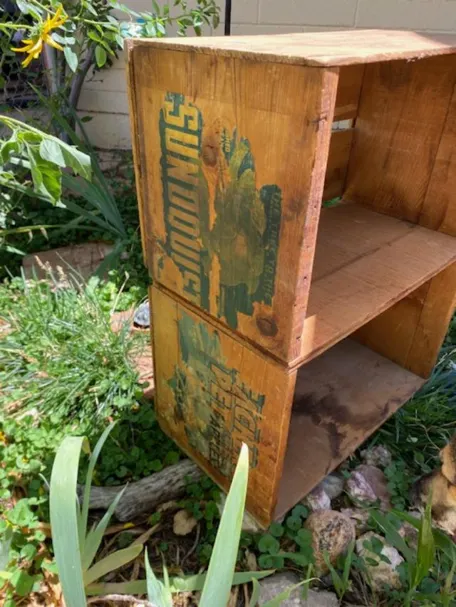 Rehoming My California Vintage Orange Crates