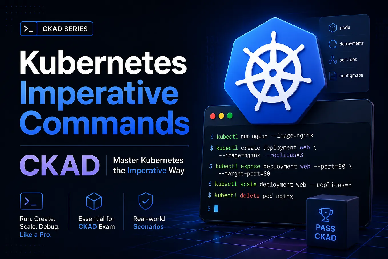 Kubernetes Imperative Commands — CKAD