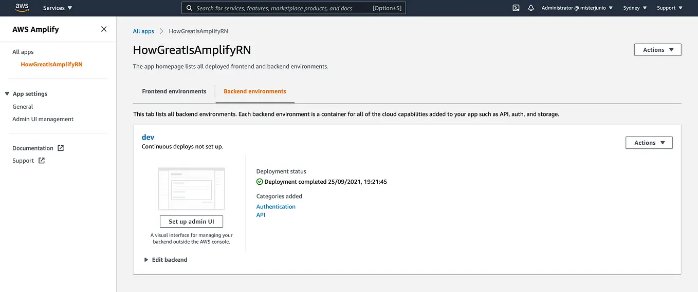 Standardising your mobile apps with AWS Amplify and React Native