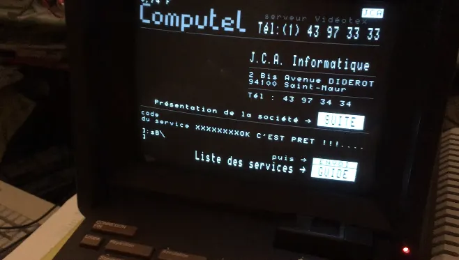 Terminal MINITEL RTIC 9 NFZ 330 RÉVISÉ Teletel BBS Collector