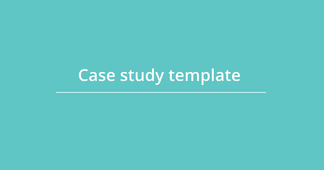 Case Study Title — template