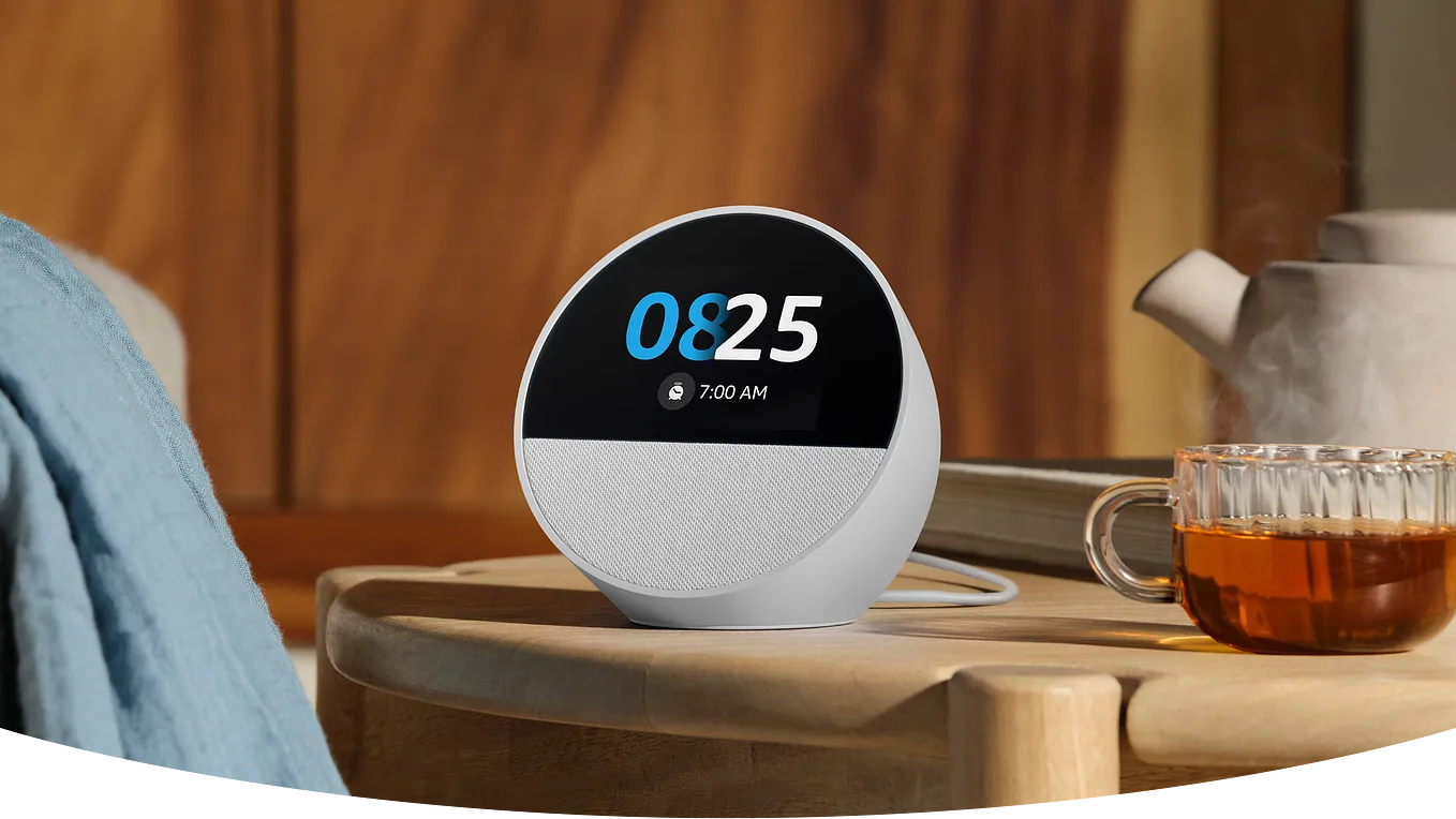 Prime Exclusive Deal on All-New Amazon Echo Spot (2024 Release)