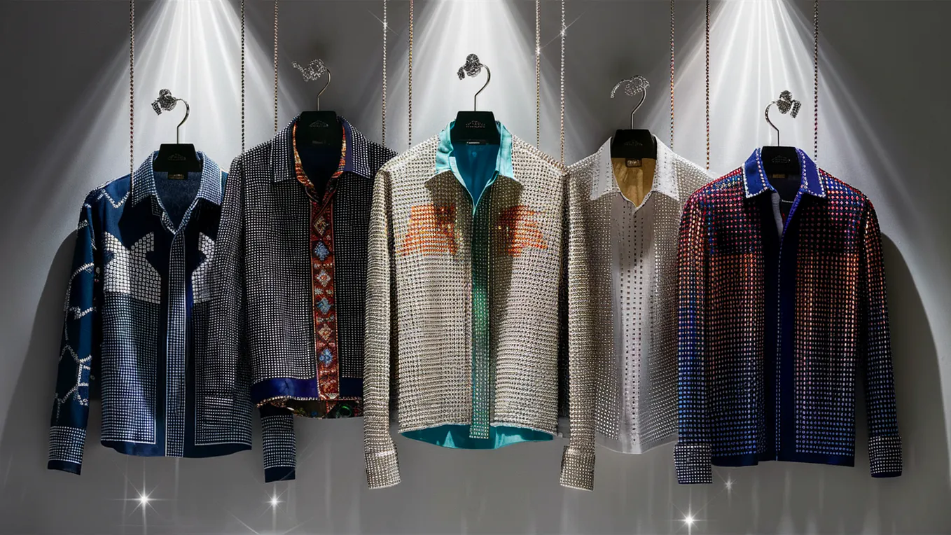 Shine Bright: A Complete Guide to Men’s Rhinestone Shirts