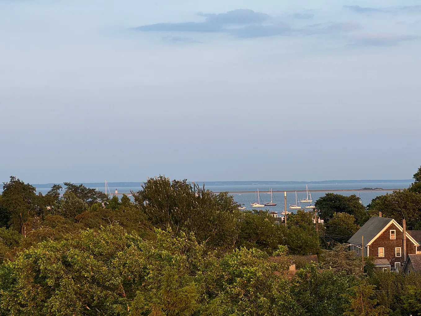 View of Provincetown harbor from Cape Tip Estates.