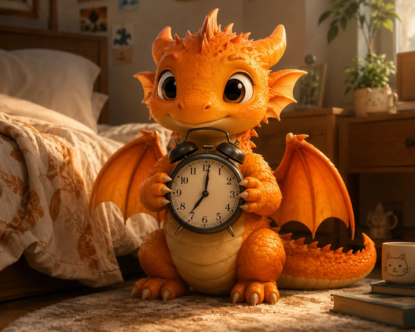 My alarm clock has had enough.