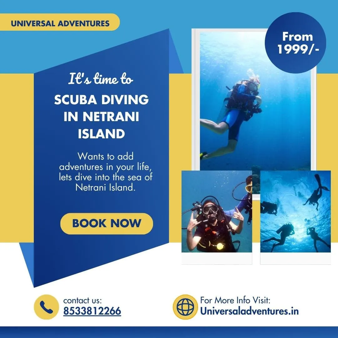 Netrani Island Scuba Diving, best time to visit murudeshwar, netrani island, netrani adventure, scuba diving in bangalore,